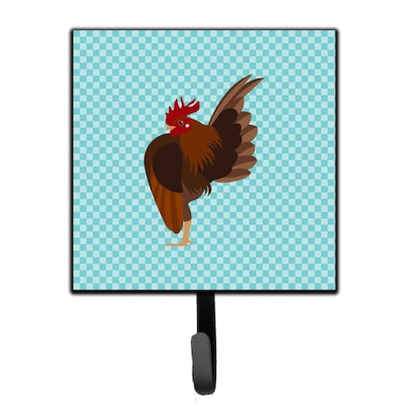 Micasa Malaysian Serama Chicken Blue Check Leash or Key Holder MI727278